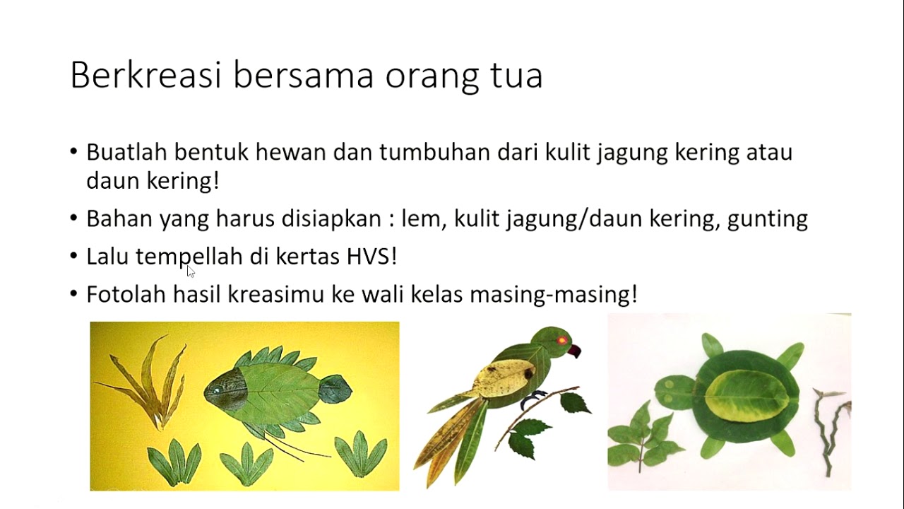 Gambar Hewan  Dari  Kulit Jagung