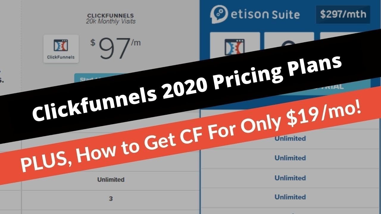 ClickFunnels™ Pricing (June 2021): How Much Does It Cost