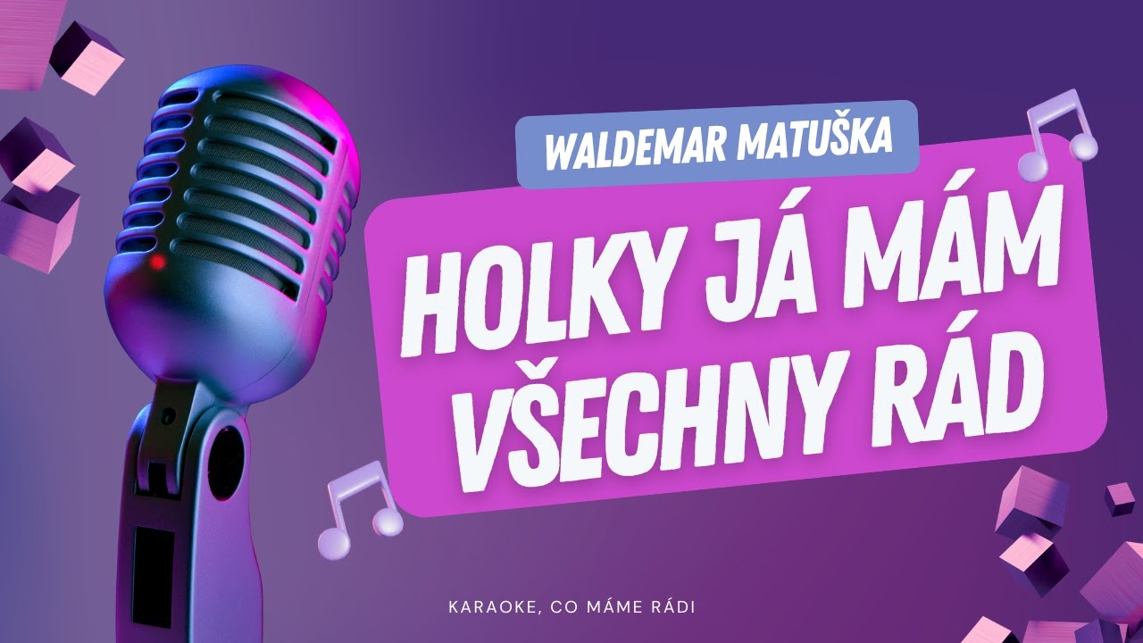 Waldemar Matuška – Holky já mám všechny rád (karaoke)