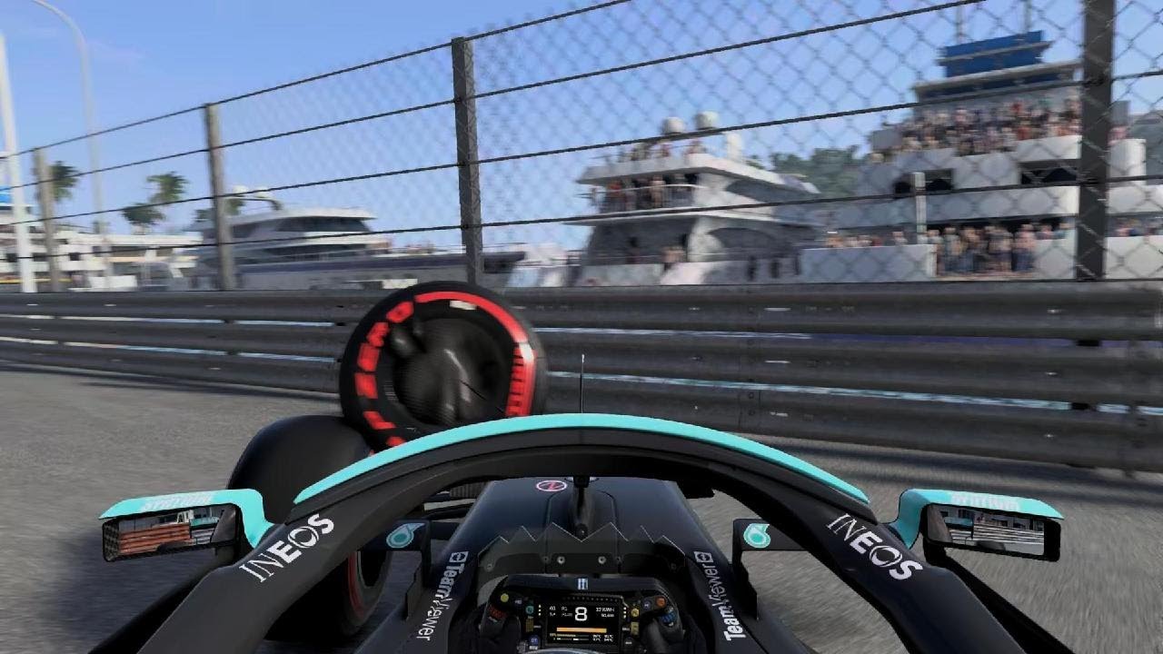 F1 2021 Crash Physics With Mercedes W12