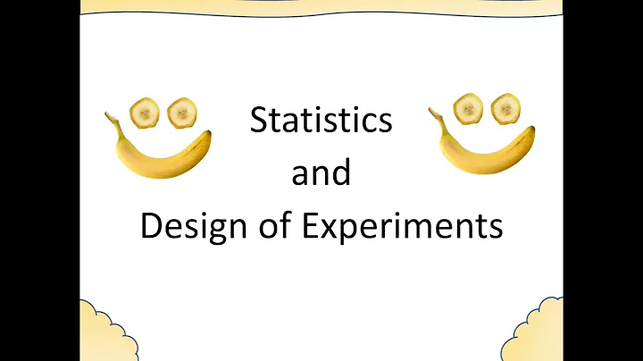 Bananas For Statistics Part 1 --  Introduction to ...