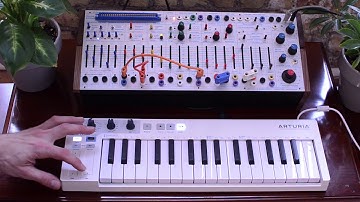 Buchla EASEL COMMAND - MIDI controlled via Arturia Keystep
