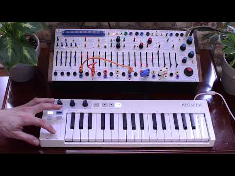 Buchla EASEL COMMAND - MIDI controlled via Arturia Keystep