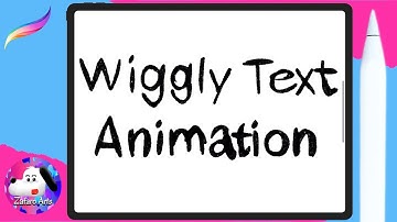 Wiggly Text Animation in Procreate