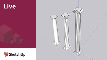 Modeling Columns in SketchUp Live!