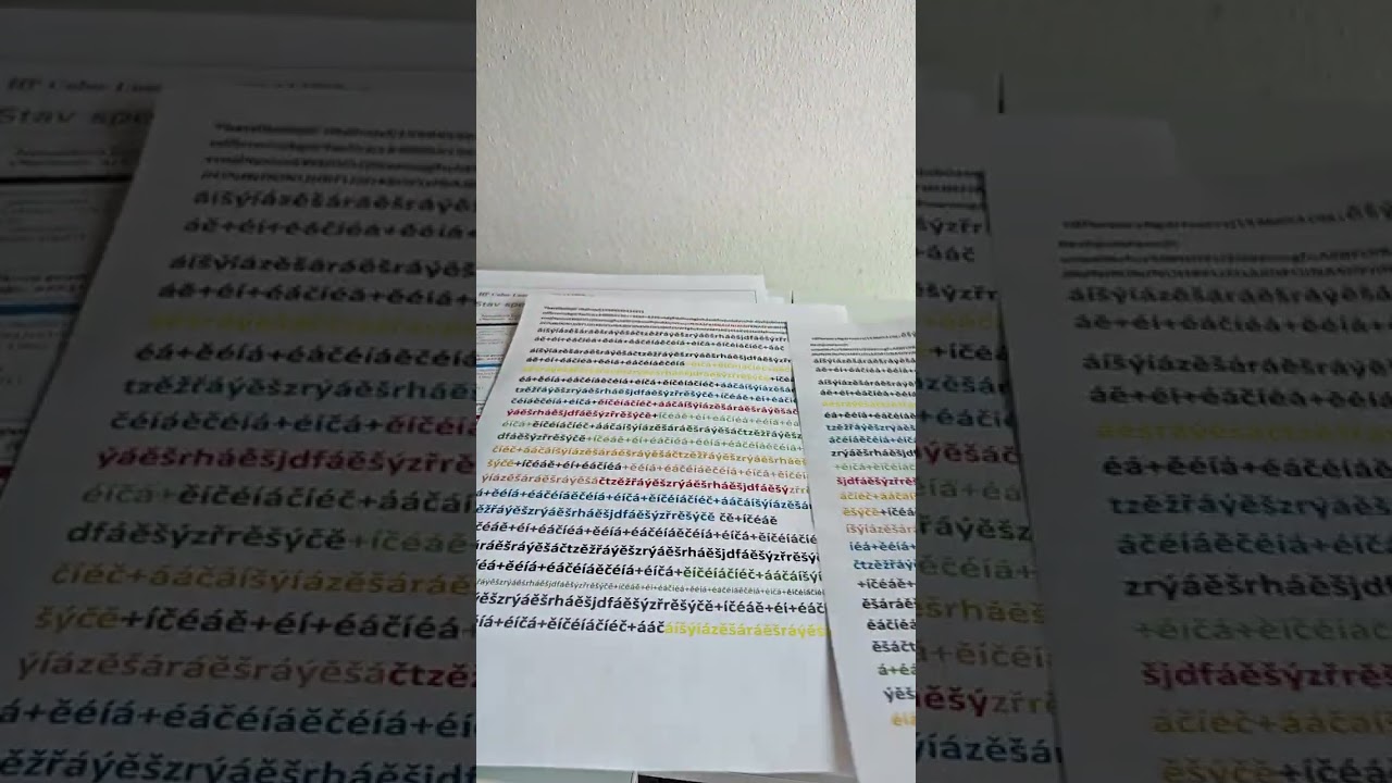 HP M477FNW TEST PRINT