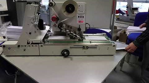 Labeller for envelopes with 5 sheets of papers with LAB510