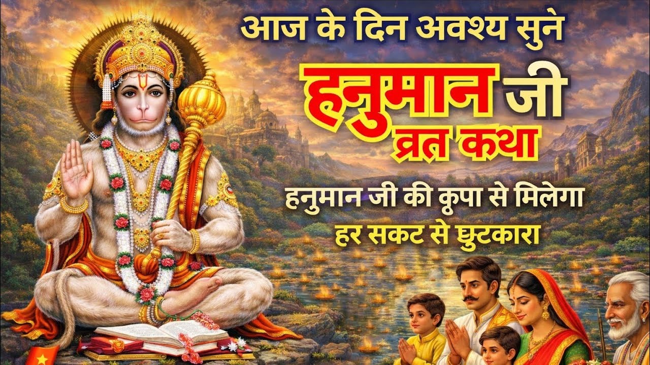 आज मंगलवार की पावन व्रत कथा अवश्य सुनें 🔔 जीवन से दूर होंगे संकट और दुख 🙏