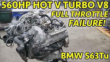 LOCKED UP 560HP BMW M5 S63Tu Hot-V Turbo V8 Teardown. What Killed This Engine At Just 102K Miles?