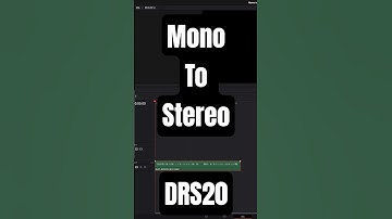 Convert Mono To Stereo Sound In DaVinci Resolve Studio 20