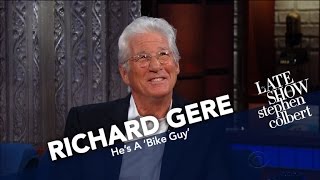 Richard Gere Says He's A 'Bike Guy' And That Stephen Is 'Not'