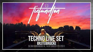 TIEFUNDTON LIVE @ BASTEIBRÜCKE | TECHNO VIDEO SET