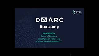 GCA DMARC Bootcamp 2020: DMARC in Detail and Online Technical Demo using Window DNS screenshot 1