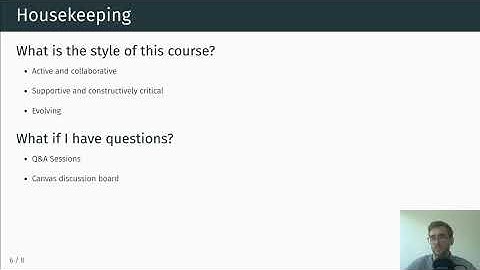 POL SCI 935 - 01 Course Logistics