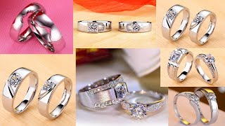 Platinum couple Rings for Engagement  with Weight and Price...