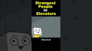 Strangest People in Elevators! Part 2 (Animation) #shorts