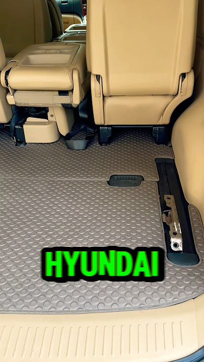 Hyundai H1 backseat removal