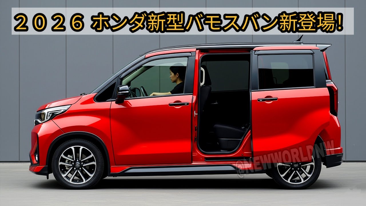 2026 ホンダ新型バモスバン新登場！価格は180万円、760cc i-VTEC