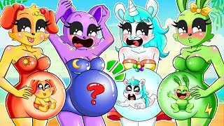 OMG!! CATNAP is FAKE PREGNANT?! BREWING CUTE BABY  SMILING CRITTERS & Poppy Playtime 3 Animation