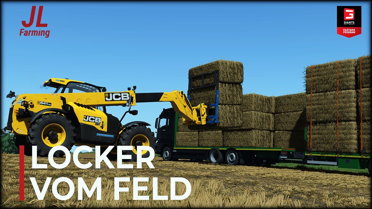 LS25 MAP Lunow🗺️ LOCKER VOM FELD #3 🚜 | Strohballen mit dem ...