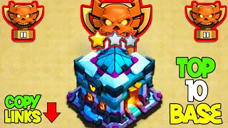 BEST TH13 CWL BASE with Link | (TOP 10) | TH13 Anti 2 Star War Base - CLASH OF CLANS