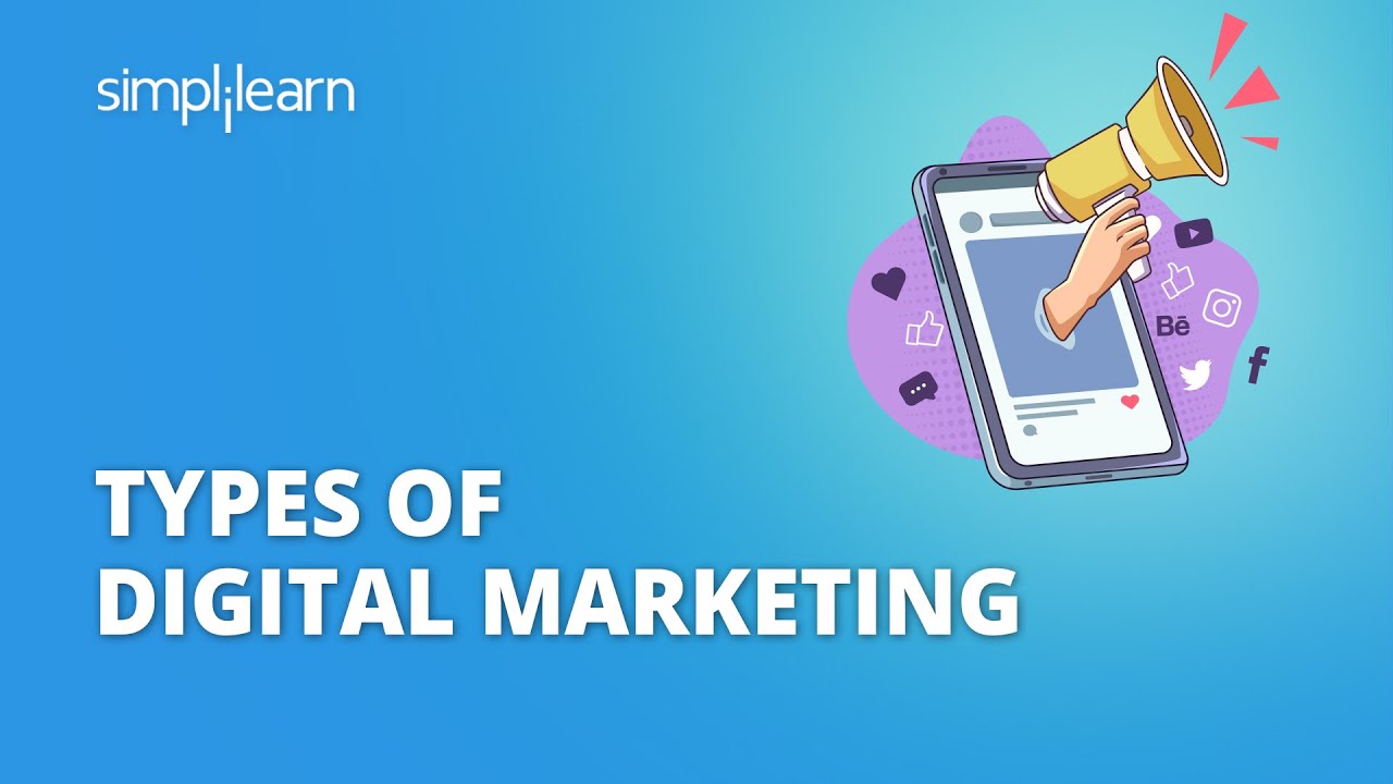 Types of Digital Marketing | #Shorts | Simplilearn