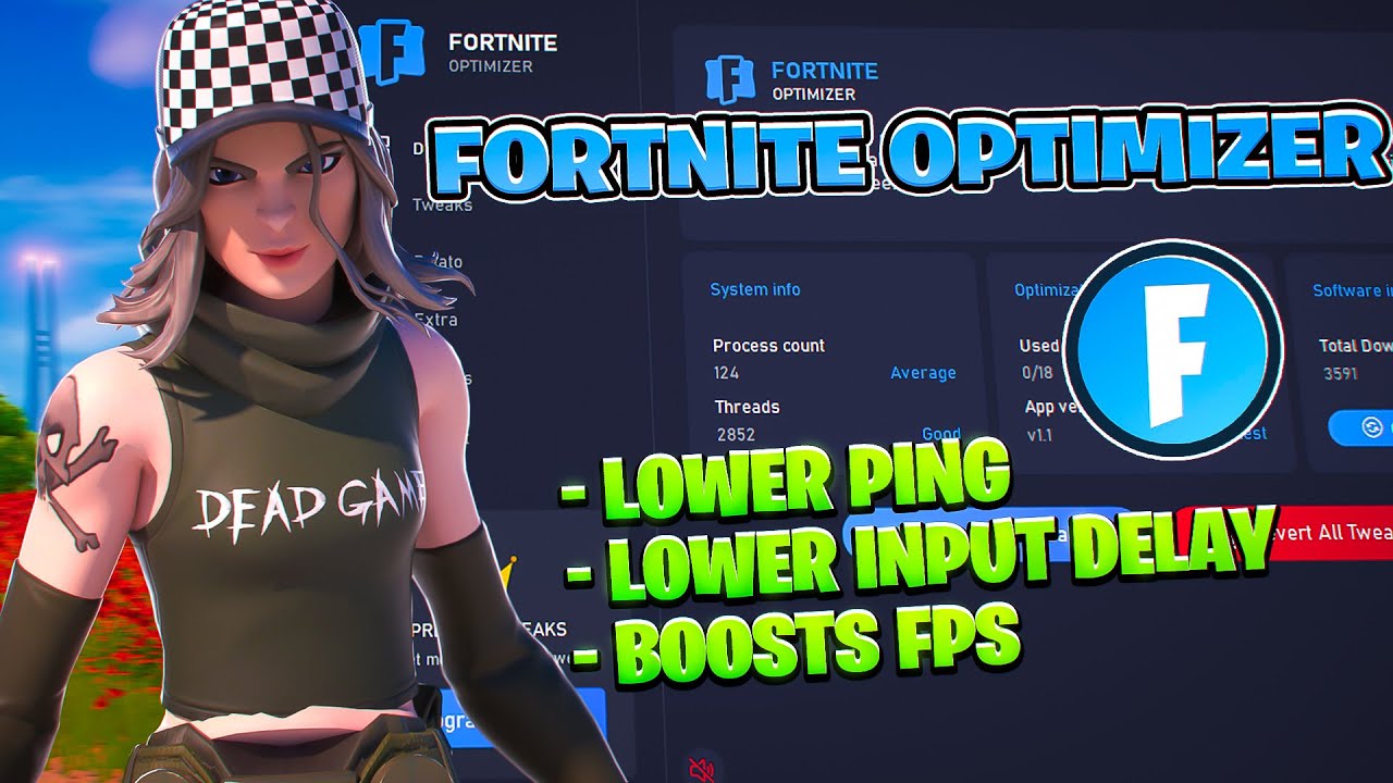 The Best Fortnite Optimizer EVER 🚀 (Boosts FPS, Lowers Input-Delay & Ping)