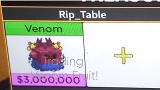 Trading Venom Fruit In Blox Fruits!