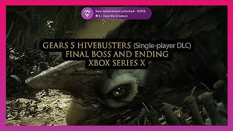 Gears 5 Hivebusters (Insane Difficulty) - Act 6 The Path (Final Boss Fight) Wakaatu Xbox Series X