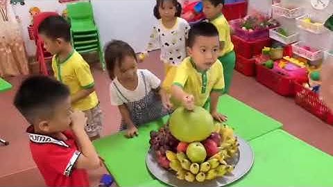 Trải nghiệm ngày tết Trung thu của các bạn nhỏ lớp 5 tuổi A trường Mầm non Đông Phương