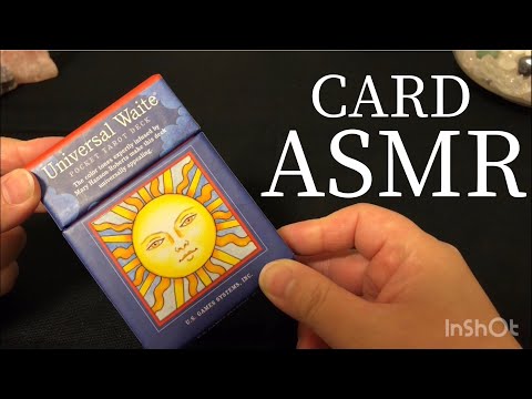 【ASMR】No.10 ? ユニバーサルウェイトポケットタロットデッキ ? 音フェチ 睡眠 / Tarot Oracle Card reading / Relaxing Tapping