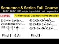 lec#15 Sequences and Series Arithmetical geometric progression examples #ppsc #nts #PhD #afmathe #af