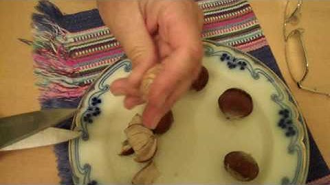 Shelling chestnuts: The easy way