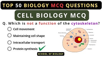 Top 50 Cell Biology MCQ | Class 11 NEET MCQ | Competitive Exams MCQ 2025