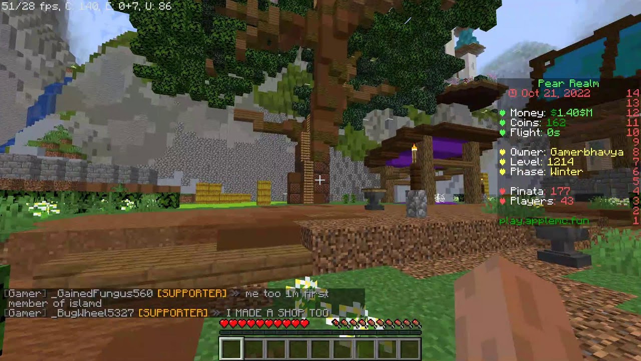 Oneblock 1 ip play applemc fun op live youtube