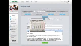 Generate and use schedule tasks instructor side