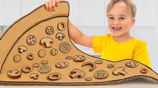 Download Lagu Cardboard Challenge for kids with Chris and Mike MP3