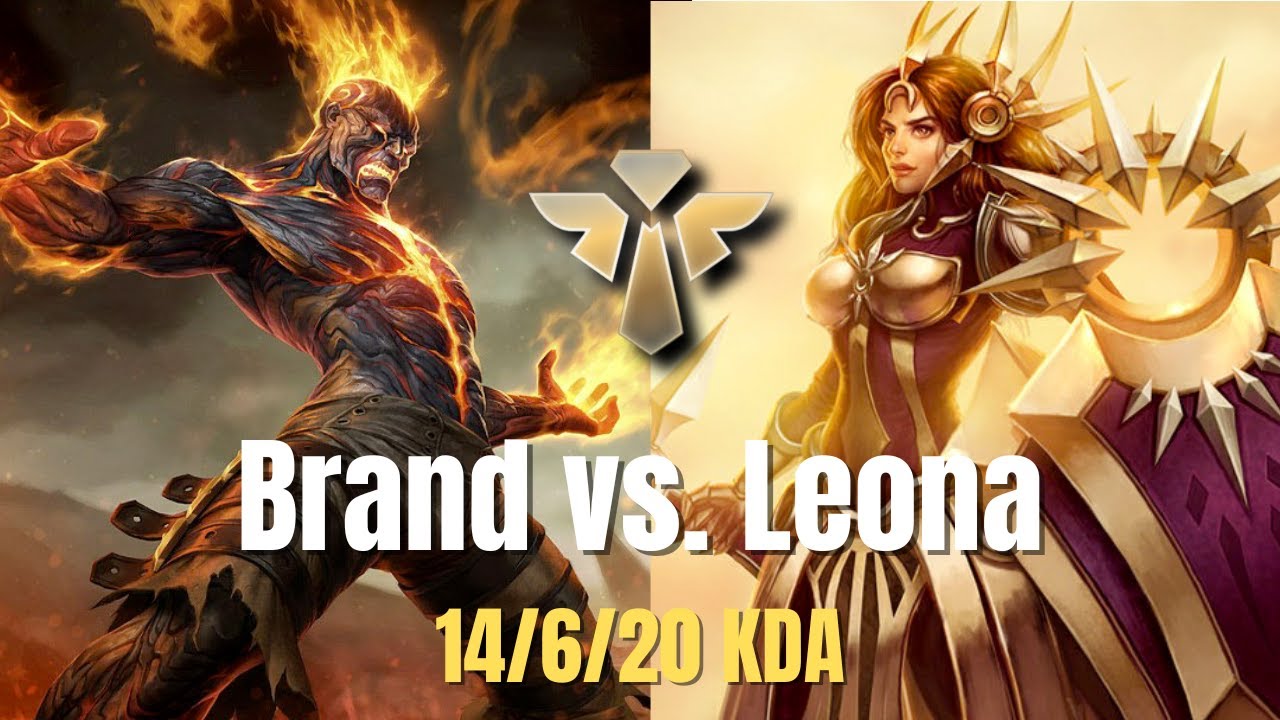 Brand vs. Leona Support (14/6/20 KDA) - Ranked Platinum 4 - Full Game - League of Legends
