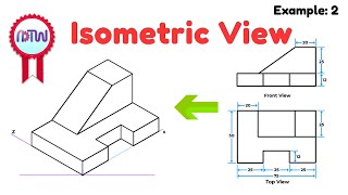 Isometric View | How to Construct an Isometric View of an Object screenshot 2