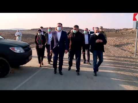 შინაგან საქმეთა მინისტრი მარნეულში საკარანტინო ზონაში მიმდინარე სამუშაოებს გაეცნო