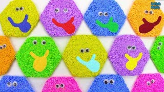 Learn Colors  Squishy Glitter Foam Play Doh|Learning Colors for Kids|Learn Numbers 1-10|Compilation