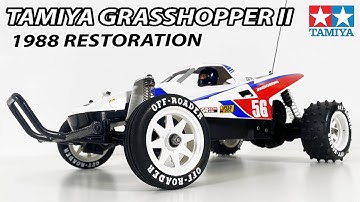 Tamiya Grasshopper II 1988 RC Car Restoration