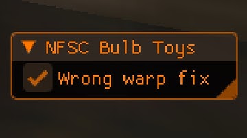 i fixed wrong warp in nfs carbon