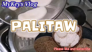 PALITAW @MyKeysVlog ||CATCH THE COOK w/ Mhikee. FLAT SWEET RICE CAKE