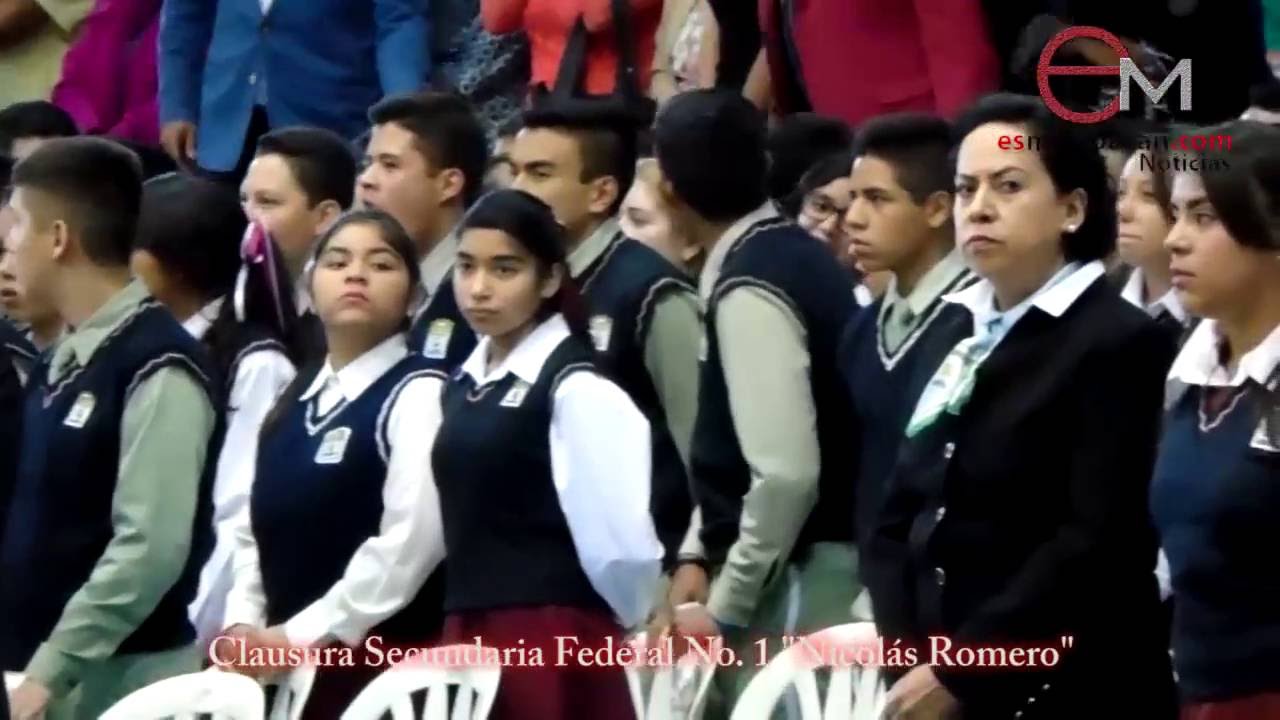 Secundaria Federal No. 1 Nicolás Romero - Generación 2013-2016 - YouTube