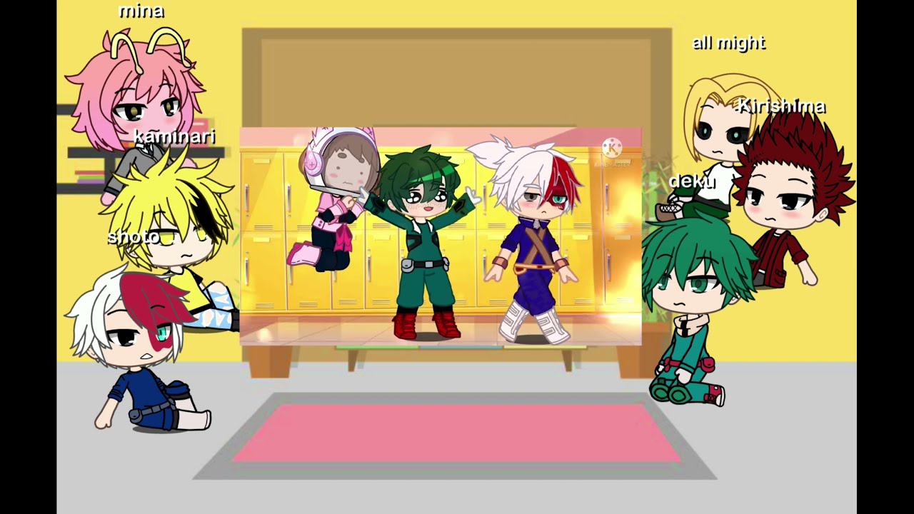 Mha react to villain bakugou TW ( read description) Bakutodo