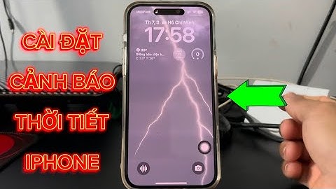Cách cài đặt dự báo thời tiết trên màn khóa iPhone iPad