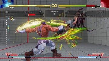 SFV: Arcade Edition Alex new midscreen combo #1