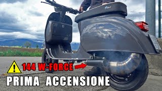 PRIMA ACCENSIONE VESPA 144 W-FORCE 😍 un SOGNO che si REALIZZA!