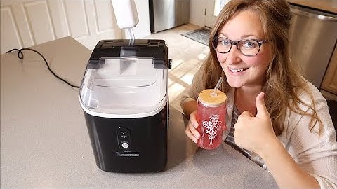 AGLUCKY Nugget Ice Maker Review | Countertop Portable Pebble Ice Machine